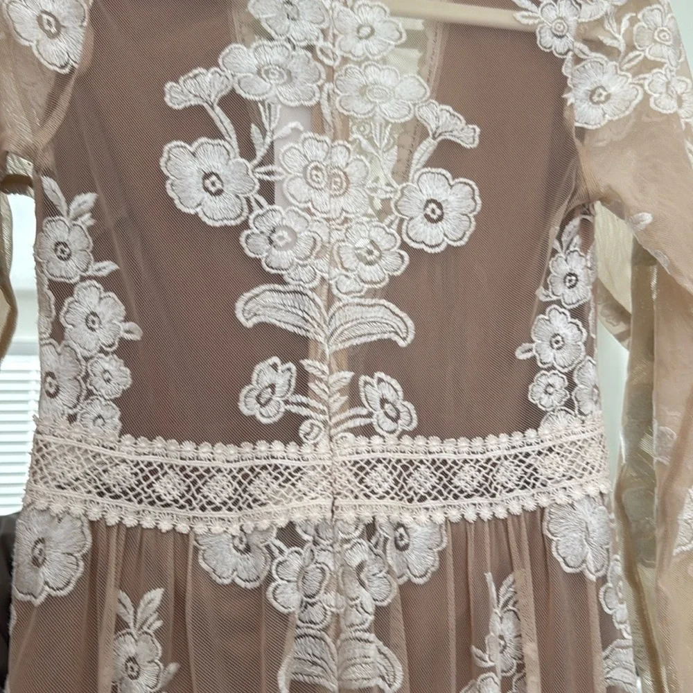 For Love And Lemons Sheer Lace Maxi Dress - Picture 10 of 12